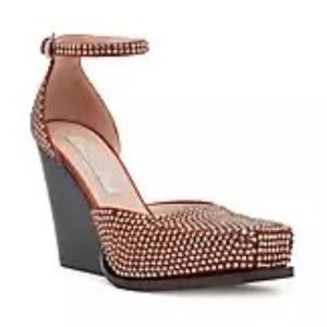 Stella McCartney Cowboy Crystal All Over Heels size 40 brand new in box